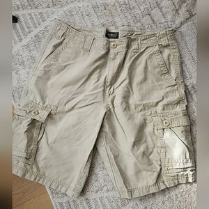 Eddie Bauer Khaki Cargo Shorts for Men